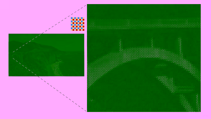 Bayer array filter
