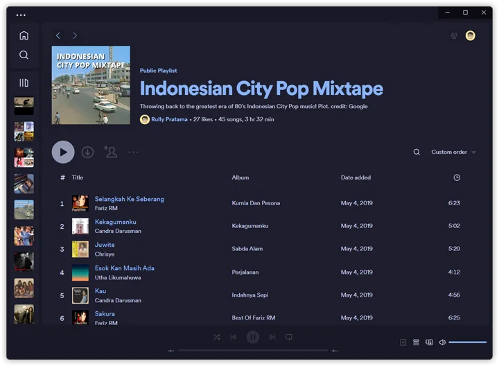 Catppuccin theme for Spotify